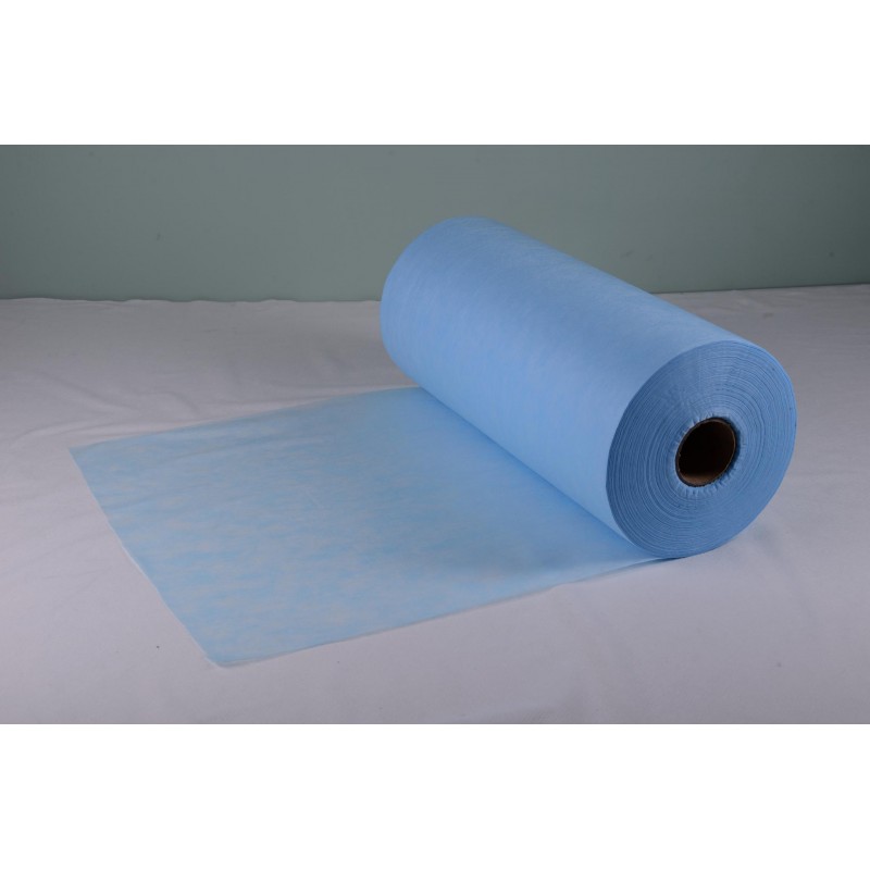 Простирадла одноразові Etto, СМС, 0,6м х 500м, рулон, Блакитний