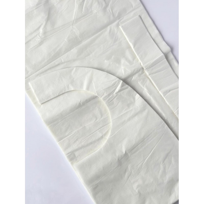 Фартук одноразовый полиэтиленовый Monaco Style 70×110 см, 100 шт., розовый