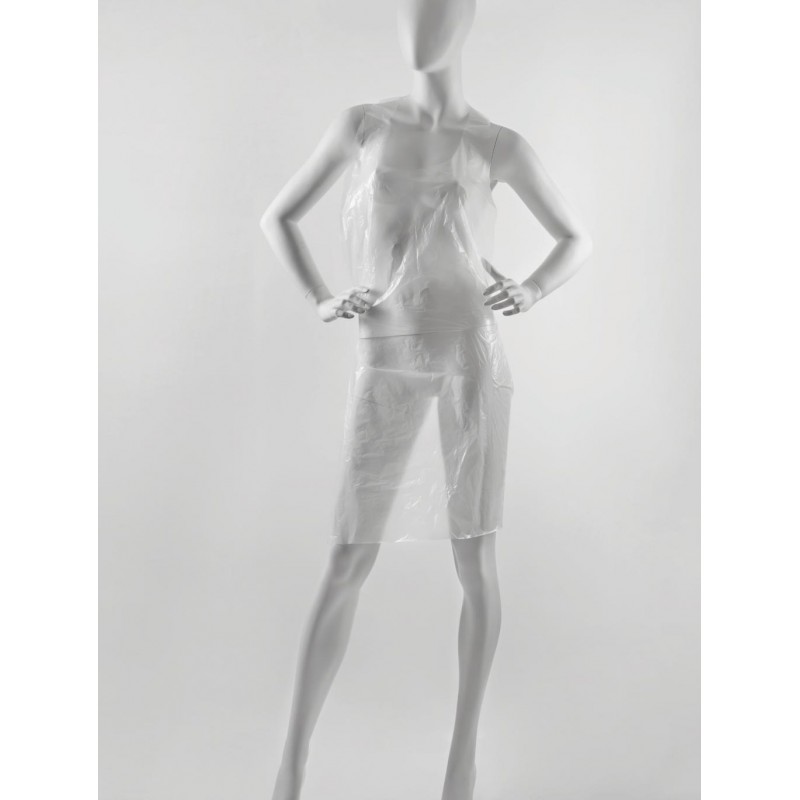 Фартук одноразовый полиэтиленовый Monaco Style 70×110 см, 100 шт., розовый