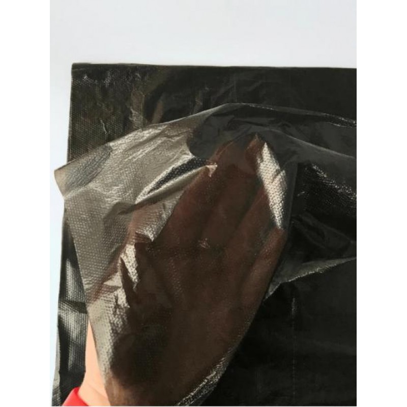 Пеньюар одноразовый полиэтиленовый Monaco Style 90×135 см, 50 шт., черный