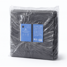 Пеньюар одноразовый полиэтиленовый Monaco Style 90×135 см, 50 шт., черный