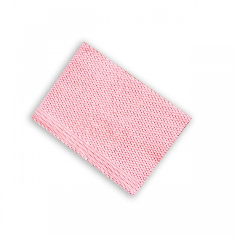 Стоматологічні серветки нагрудники тришарові 40х33 см, рожеві, 500 шт