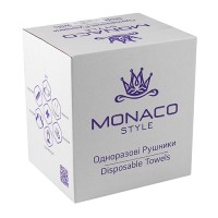 Полотенца одноразовые, Monaco Style, 40см х 70см (50шт. сложенные), гладкие