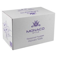 Полотенца одноразовые, Monaco Style, 40см х 70см (100шт. сложенные), гладкие