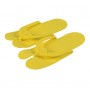 Тапочки одноразові, в'єтнамки, EVA, жовті, розмір 36-39 (12 пар)