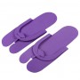 Тапочки одноразові, в'єтнамки, EVA, фіолетові, розмір 36-39 (12 пар)